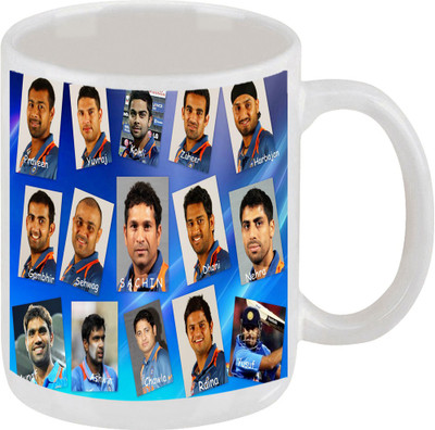 28% OFF on Ellicon E118 Indian Cricket Team Ceramic Mug 325 ml 28% OFF on Ellicon E118 Indian Cricket Team Ceramic Mug 325 ml