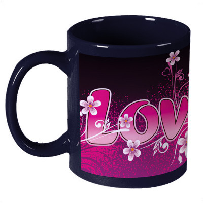 56% OFF on Amy Love Quote Dark Blue Ceramic Mug 330 ml 56% OFF on Amy Love Quote Dark Blue Ceramic Mug 330 ml