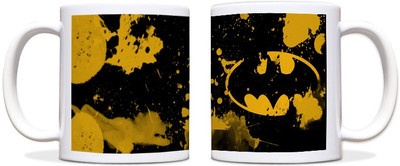 60% OFF on ShopMantra Batman Logo Black Ceramic Mug 300 ml