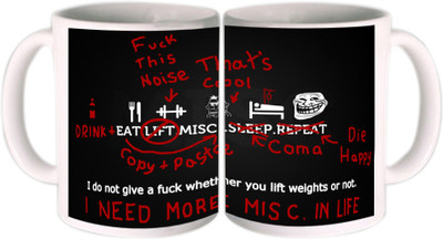 25% OFF on Shopkeeda I Need More Misc. In Life Ceramic Mug 350 ml
