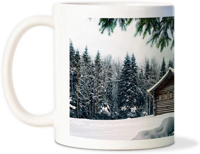 75% OFF on AMY Winters Little Hutcoffee Ceramic Mug