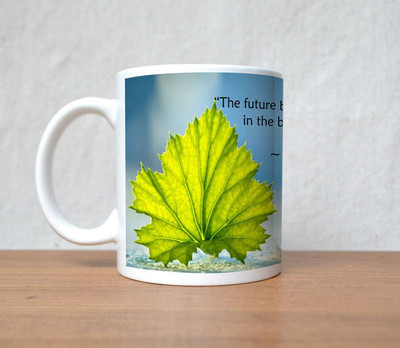 82% OFF on StyBuzz Green Big Leaf Belong To Bilieve Porcelain Mug 300 ml 82% OFF on StyBuzz Green Big Leaf Belong To Bilieve Porcelain Mug 300 ml