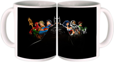 25% OFF on Shopkeeda Justice League Ceramic Mug 350 ml