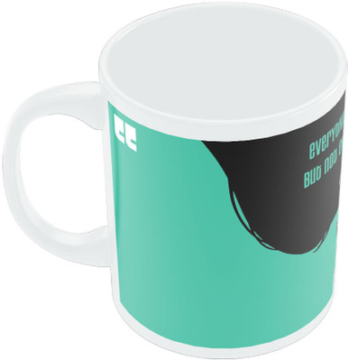 20% OFF on PosterGuy Everything has Beauty Motivational Quote Ceramic Mug 280 ml