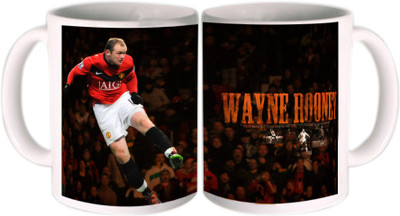 25% OFF on Shopkeeda FIFA 2014 Rooney Wayne Ceramic Mug 350 ml