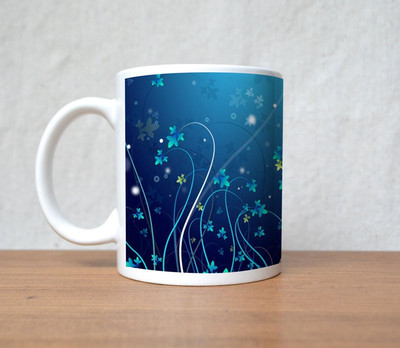 60% OFF on StyBuzz Blue Small Flower Art Porcelain Mug 300 ml 60% OFF on StyBuzz Blue Small Flower Art Porcelain Mug 300 ml