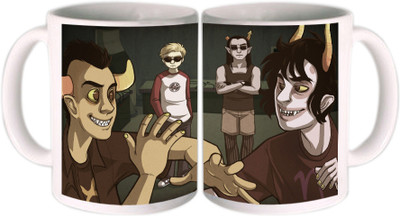 25% OFF on Shopkeeda Funny Cartoons Ceramic Mug 350 ml