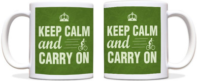 54% OFF on ShopMantra Keep Calm & Carry On Black Ceramic Mug 300 ml 54% OFF on ShopMantra Keep Calm & Carry On Black Ceramic Mug 300 ml