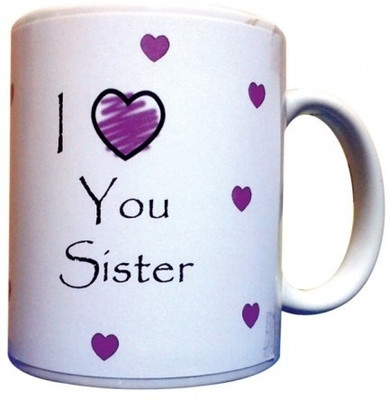 26% OFF on Everyday Gifts I Love You Gift for Sister Ceramic Mug 400 ml