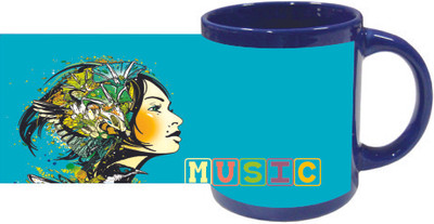 46% OFF on Printland DJ Music PMMGN00591 Ceramic Mug