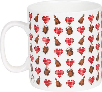 Bollyscope Printed Grace Bone China Mug 500 ml Bollyscope Printed Grace Bone China Mug 500 ml