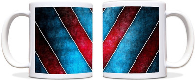 60% OFF on ShopMantra Grunge Blue and Red Black Ceramic Mug 300 ml 60% OFF on ShopMantra Grunge Blue and Red Black Ceramic Mug 300 ml