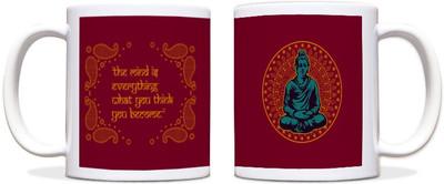 60% OFF on ShopMantra Buddha You Think You Become Quote Black Ceramic Mug 300 ml 60% OFF on ShopMantra Buddha You Think You Become Quote Black Ceramic Mug 300 ml