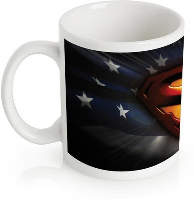 50% OFF on Webplaza Cool Superman Logo 48 Ceramic Mug 350 ml