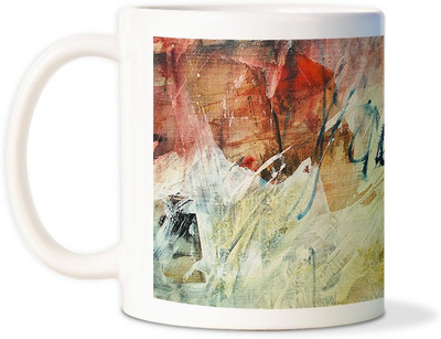 87% OFF on AMY Paint Brushes Canvas Ceramic Mug