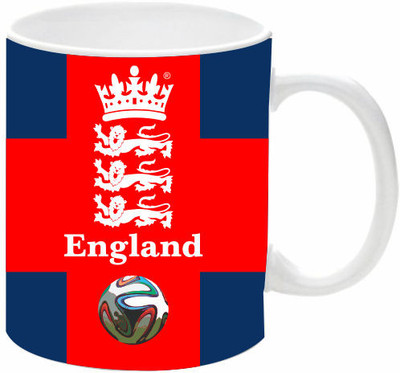 50% OFF on Printland Square England Football World Cup Ceramic Mug 350 ml