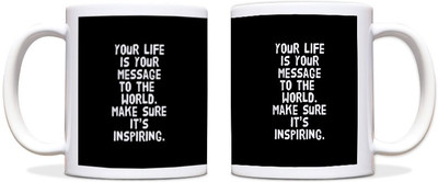 60% OFF on ShopMantra Motivational Life Massage Quote Black Ceramic Mug 300 ml 60% OFF on ShopMantra Motivational Life Massage Quote Black Ceramic Mug 300 ml