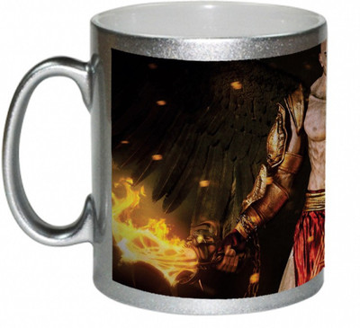70% OFF on AMY Amazing 3D God of War Fire Weapon Coffee Ceramic Mug 325 ml