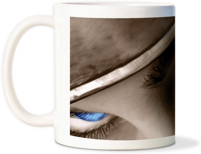 75% OFF on AMY Pretty Blue Eyescoffee Ceramic Mug