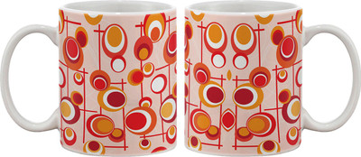 15% OFF on Artifa Red Circles Pattern Porcelain, Ceramic Mug 350 ml 15% OFF on Artifa Red Circles Pattern Porcelain, Ceramic Mug 350 ml