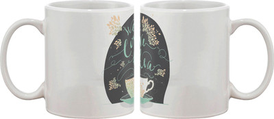 Artifa Love For Tea Porcelain, Ceramic Mug 350 ml