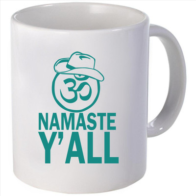 Snoogg namaste y' all Ceramic Mug