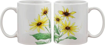 Artifa Sunflowers Art Porcelain, Ceramic Mug 350 ml