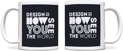 60% OFF on ShopMantra Motivational Design Black Ceramic Mug 300 ml