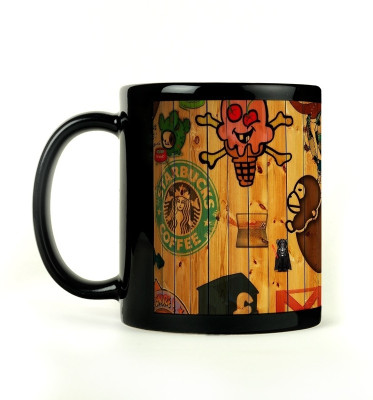 68% OFF on Shoprock Wooden Art Ceramic Mug 450 ml 68% OFF on Shoprock Wooden Art Ceramic Mug 450 ml