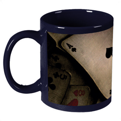 56% OFF on Amy Am Placing Cards Ace Ceramic Mug 330 ml