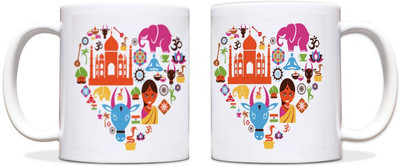 54% OFF on ShopMantra Indian Traditional Vector Art Black Ceramic Mug 300 ml 54% OFF on ShopMantra Indian Traditional Vector Art Black Ceramic Mug 300 ml