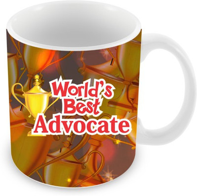 26% OFF on Everyday Gifts World's Best Advocate Ceramic Mug 325 ml