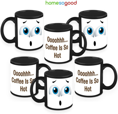 41% OFF on Homesogood Coffee Is So Hot Coffee Ceramic Mug 325 ml, Pack of 6 41% OFF on Homesogood Coffee Is So Hot Coffee Ceramic Mug 325 ml, Pack of 6