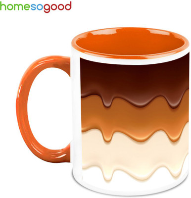 33% OFF on HomeSoGood Delicious Flowing Cream Ceramic Mug 325 ml 33% OFF on HomeSoGood Delicious Flowing Cream Ceramic Mug 325 ml
