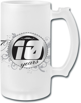 53% OFF on Printland No 10 Glass Mug 500 ml