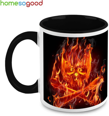 33% OFF on HomeSoGood Its Dangerous Ahead Ceramic Mug 325 ml