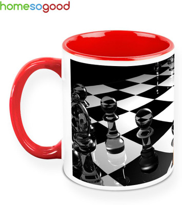 33% OFF on HomeSoGood Check Mate Ceramic Mug 280 ml 33% OFF on HomeSoGood Check Mate Ceramic Mug 280 ml
