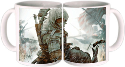 25% OFF on Shopkeeda Assasin Creed Fighting Ceramic Mug 350 ml