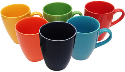 29% OFF on Jocular 1131 Ceramic Mug Pack of 6