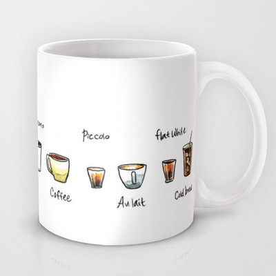 58% OFF on Astrode Coffee Types Ceramic Mug 325 ml 58% OFF on Astrode Coffee Types Ceramic Mug 325 ml