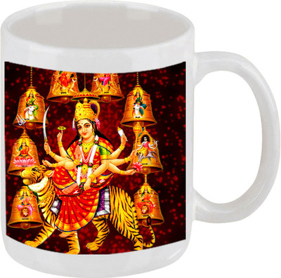 28% OFF on Ellicon D66 God Devi Ceramic Mug 325 ml