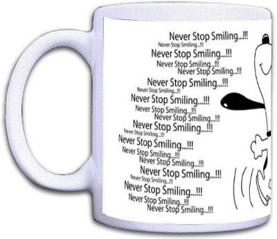 25% OFF on Shopkeeda Never Stop Ceramic Mug 350 ml 25% OFF on Shopkeeda Never Stop Ceramic Mug 350 ml