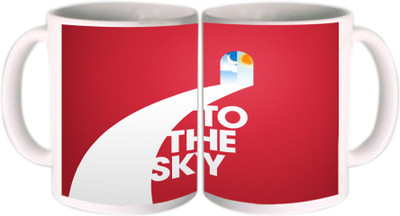 25% OFF on Shopkeeda To The Sky Ceramic Mug 350 ml 25% OFF on Shopkeeda To The Sky Ceramic Mug 350 ml
