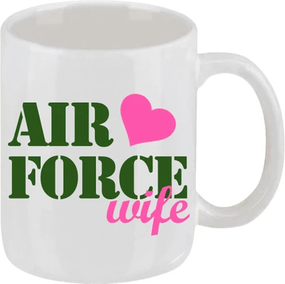 16% OFF on Ellicon 5 Air Force Wife Ceramic Mug