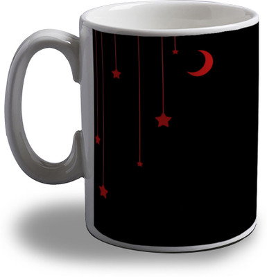 Artifa Moon And Stars Porcelain, Ceramic Mug 350 ml Artifa Moon And Stars Porcelain, Ceramic Mug 350 ml
