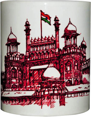 Beenthere Red Fort Ceramic Mug 250 ml Beenthere Red Fort Ceramic Mug 250 ml