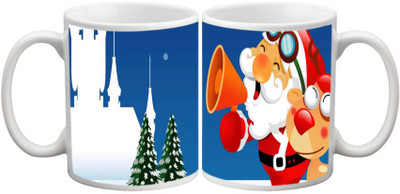 62% OFF on Shopkeeda Christmas SKMGCHMS035379 Ceramic Mug