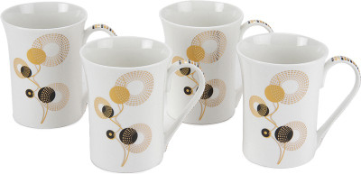 55% OFF on UPC 1265 Jaismin Milk Bone China Mug 200 ml, Pack of 4
