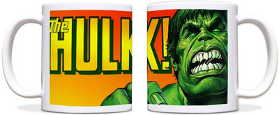 60% OFF on ShopMantra Hulk Superhero Black Ceramic Mug 300 ml