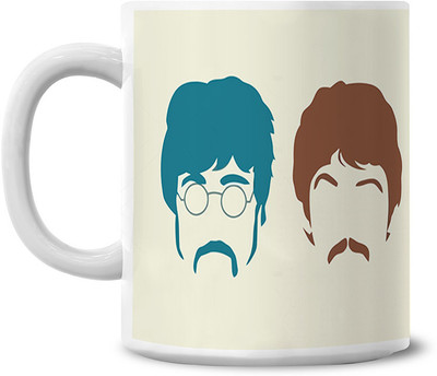 50% OFF on Lovely Collection Beatles Minimal Ceramic Mug